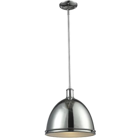 Z-Lite Mason 1 Light Pendant, Chrome 711P13-CH